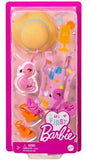 Bundle of 2 |Barbie Fashion Pack [Sporty Sleeves and Fashionable Shorts & Swimsuit and Flamingo with Beach Accessories]