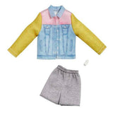 Bundle of 2 |Barbie Fashion Pack [Long Sleeve Denim Jacket & Accessories for Doll Amusement Park]