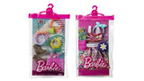 Bundle of 2 |Barbie Fashion Pack [Western Pack With 11 Storytelling Pieces & Flower Outfit & Two Accessories]