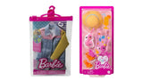 Bundle of 2 |Barbie Fashion Pack [Long Sleeve Denim Jacket & Swimsuit & Flamingo with Beach Accessories]