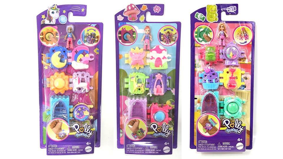Bundle of 3 |Polly Pocket Bracelet Treasures (HKV68, HKV69 & HRJ81)