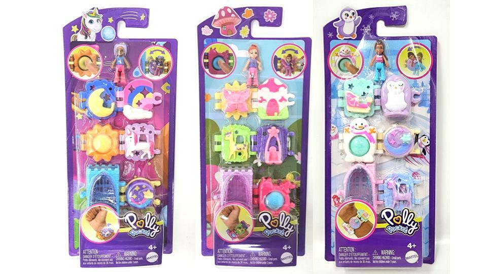 Bundle of 3 |Polly Pocket Bracelet Treasures (HKV68, HKV69 & HRJ80)