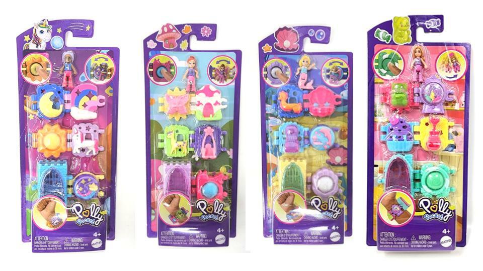 Bundle of 4 |Polly Pocket Bracelet Treasures (HKV68, HKV69, HKV70 & HRJ81)