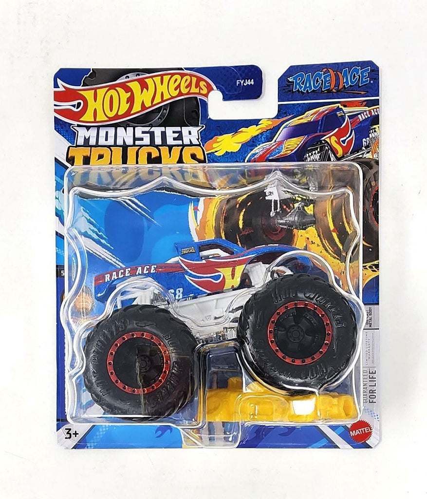 Hot Wheels Monster Trucks 1:64 Scale Die-Cast Vehicle | Race Ace| HWC66