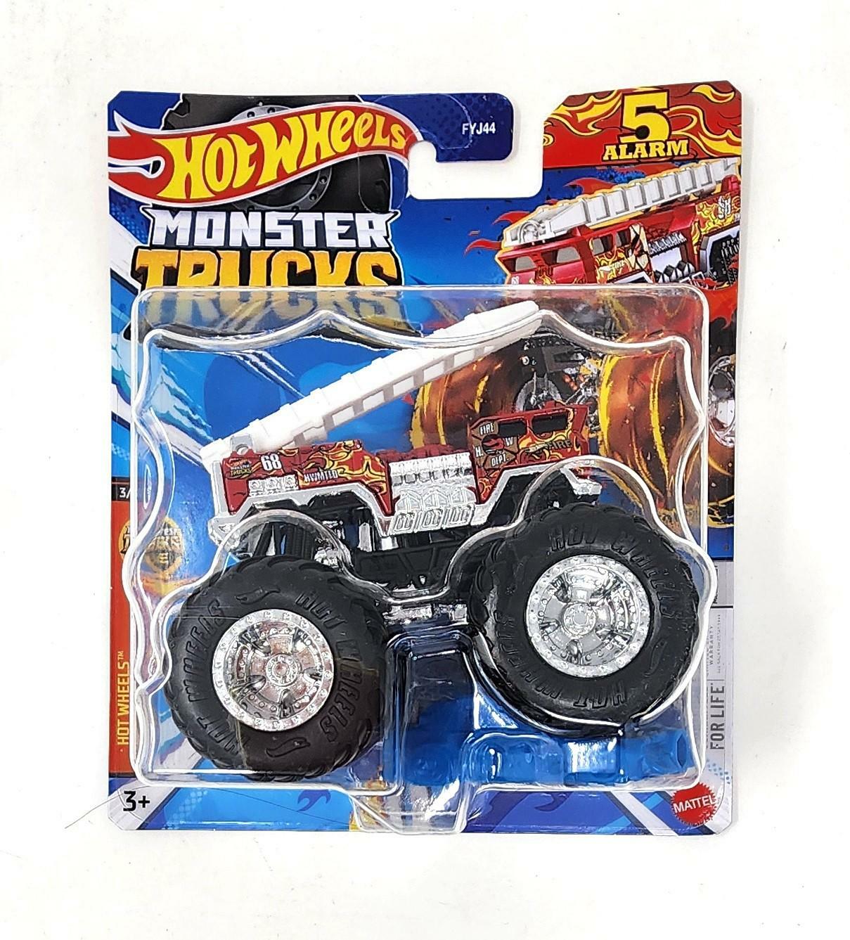 Hot Wheels Monster Trucks 1:64 Scale Die-Cast Vehicle | 5-Alarm | HWC67