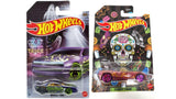 Bundle of 2 | Hot Wheels Halloween Theme 1:64 Die-Cast Cars | Muscle Tone & '14 Corvette Stingray