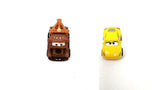 Bundle of 2 | Disney and Pixar Cars 2-inch Minis Series 1 | Collectible Toy Metal Cars | Mater & Cruz Ramirez