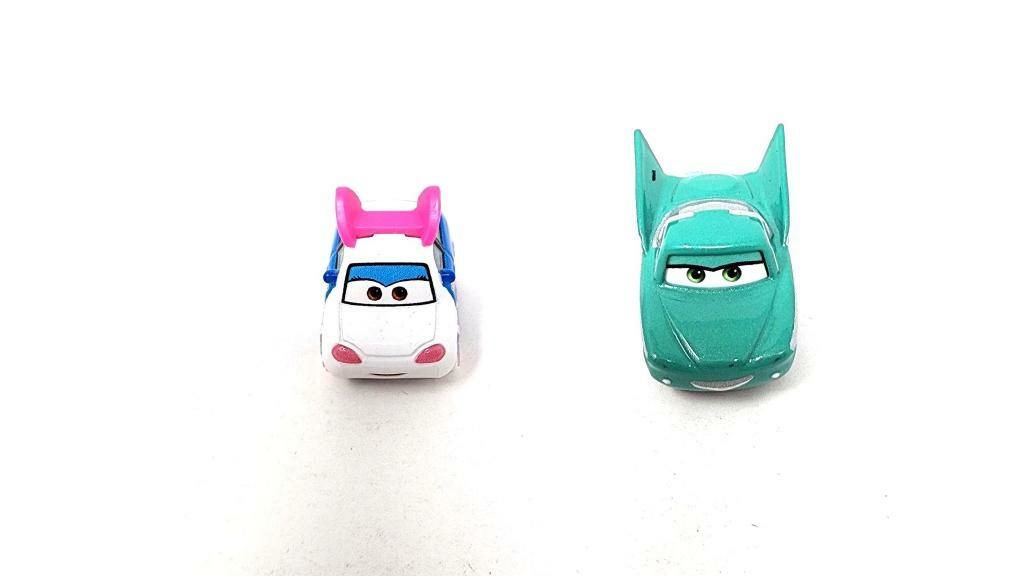 Bundle of 2 | Disney and Pixar Cars 2-inch Minis Series 1 | Collectible Toy Metal Cars | Suki & Flo