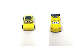 Bundle of 2 | Disney and Pixar Cars 2-inch Minis Series 1 | Collectible Toy Metal Cars | Luigi & Jeff Gorvette