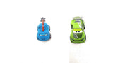 Bundle of 2 | Disney and Pixar Cars 2-inch Minis Series 1 | Collectible Toy Metal Cars | Ankylosaurus & Chase Racelott