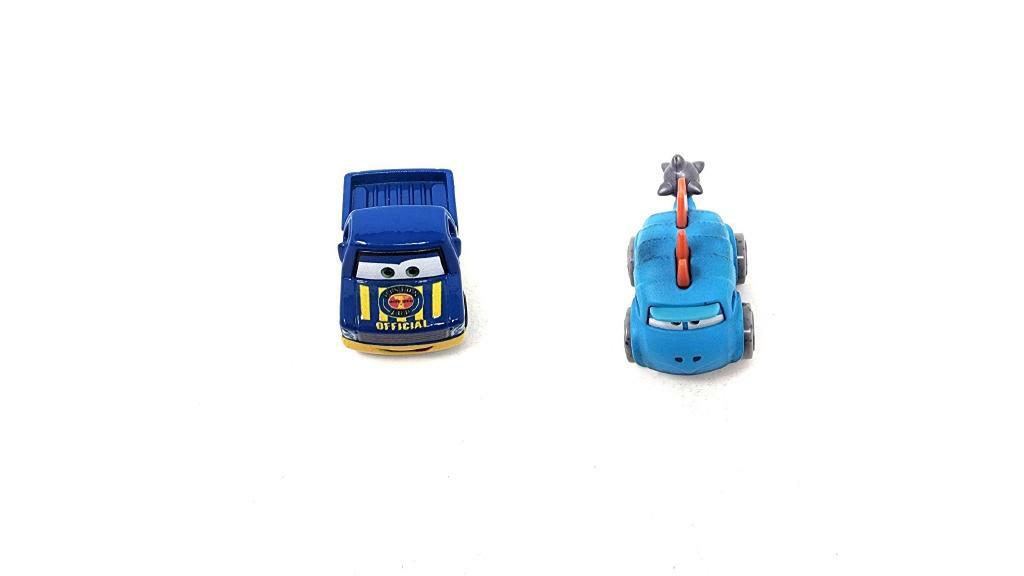 Bundle of 2 | Disney and Pixar Cars 2-inch Minis Series 1 | Collectible Toy Metal Cars | Official Tom & Ankylosaurus