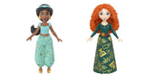 Bundle of 2 | Disney Princess 3.5-inch Small Doll - Jasmine & Merida