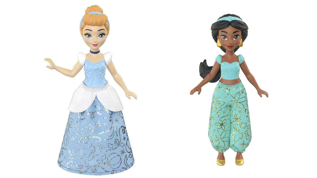 Bundle of 2 | Disney Princess 3.5-inch Small Doll - Cinderella & Jasmine