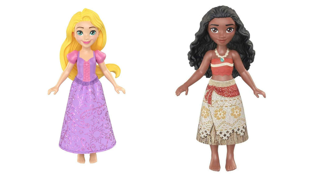 Bundle of 2 | Disney Princess 3.5-inch Small Doll - Rapunzel & Moana