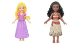 Bundle of 2 | Disney Princess 3.5-inch Small Doll - Rapunzel & Moana