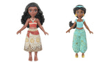 Bundle of 2 | Disney Princess 3.5-inch Small Doll - Moana & Jasmine