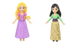 Bundle of 2 | Disney Princess 3.5-inch Small Doll - Rapunzel & Mulan