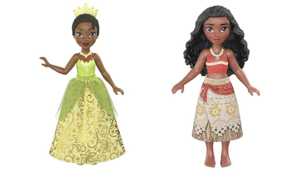 Bundle of 2 | Disney Princess 3.5-inch Small Doll - Tiana & Moana