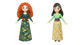 Bundle of 2 | Disney Princess 3.5-inch Small Doll - Merida & Mulan