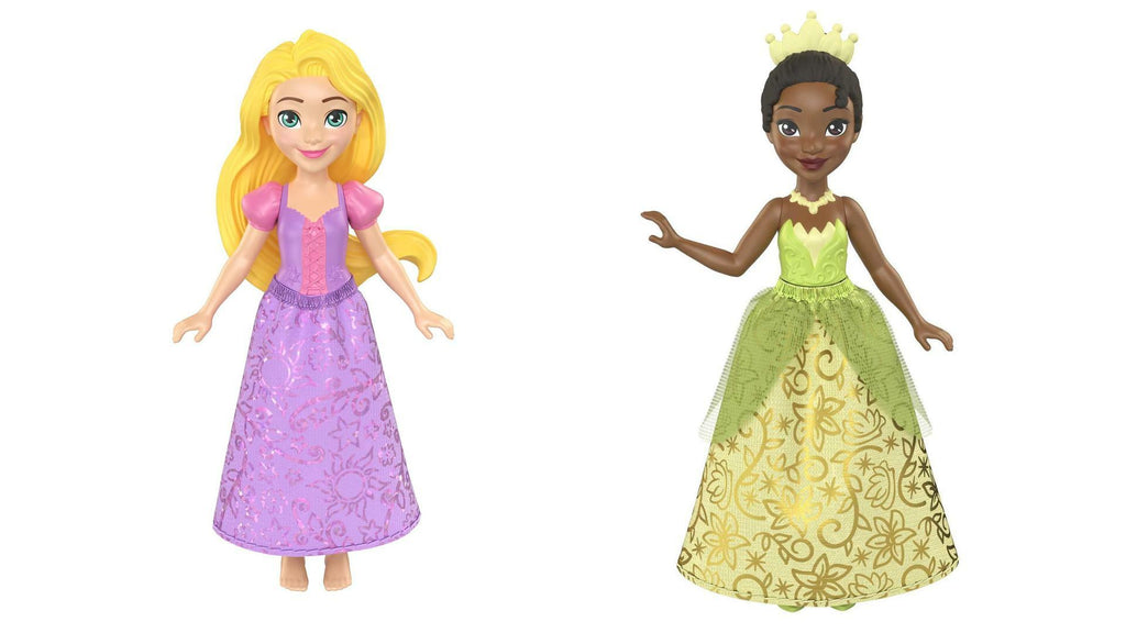 Bundle of 2 | Disney Princess 3.5-inch Small Doll - Rapunzel & Tiana