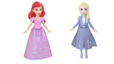 Bundle of 2 | Disney Princess 3.5-inch Small Doll - Ariel & Elsa Frozen Figure