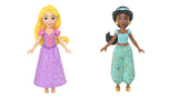 Bundle of 2 | Disney Princess 3.5-inch Small Doll - Rapunzel & Jasmine