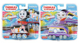 Bundle of 2 | Thomas & Friends Color Changers Metallic Push Along Diecast Engine Toy Train - Thomas & Kana