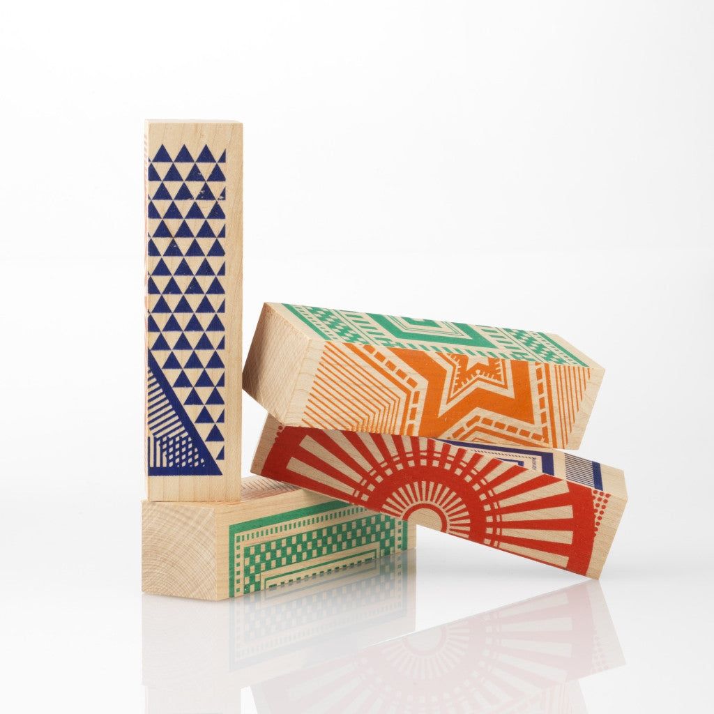 Tree Hopper Toys - Four Sided Puzzled Blocks - Shapes