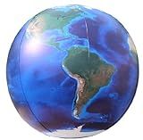 Jet Creations Inflatable Marble Globe, Blue, 12"