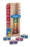 Melissa & Doug Stack & ct Wooden Parking Garage With 10 Cars