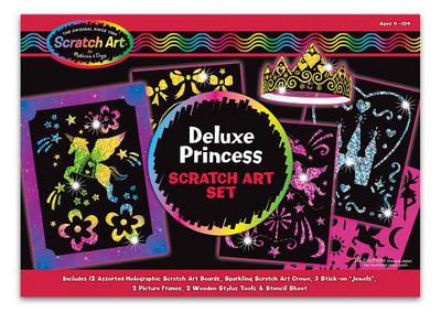 Melissa & Doug Deluxe Princess Scratch Art Set