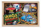 Melissa & Doug Wooden Vehicle Magnets