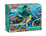 Melissa And Doug Underwater Oasis Jumbo Floor Puzzle 200pc