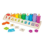 Toddler Melissa & Doug Counting Shape Stacker