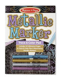 Melissa & Doug Metallic Marker Trace & Color Pad