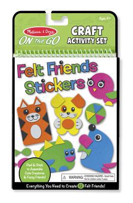 Melissa & Doug On-the-Go Craft Set - Felt Friends Stickers