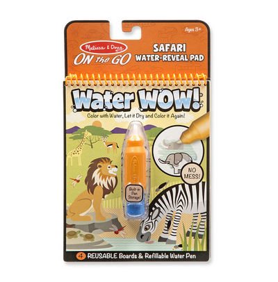 Melissa & Doug Water Wow Safari Water Reveal Pad MCI Each