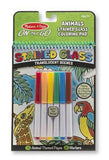 Melissa & Doug On the Go Stained Glass Coloring Pad - Animals