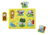 Melissa & Doug Nursery Rhymes 1 - Sound Puzzle 6pc