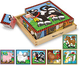 Melissa and Doug Kids Toy, Farm Cube Puzzle