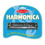 Melissa & Doug Beginner Metal Harmonica Musical Instrument