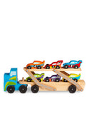 Melissa and Doug Kids' Mega Race-Car Carrier Toy