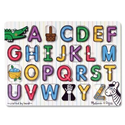 Melissa & Doug See-Inside Alphabet Peg Puzzle