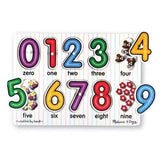 Melissa & Doug See-Inside Numbers Wooden Peg Puzzle (10 pcs)