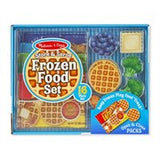 Melissa & Doug Store and Serve Frozen Food Resealable Cloth Bags With Wooden Play Food