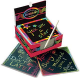 Melissa & Doug Rainbow Mini Scratch Art Notes (Box of 125)