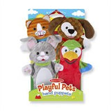 Melissa & Doug Playful Pets Hand Puppets (Set of 4)