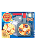 Melissa and Doug Kids' Wooden Flip & Serve Toy Pancake Set