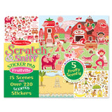 Melissa & Doug Scratch and Sniff Sticker Pad: Fruitville - 220+ Fruit-Scented Stickers