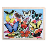 Melissa & Doug Butterfly Garden Wooden Jigsaw Puzzle (48 Pieces)